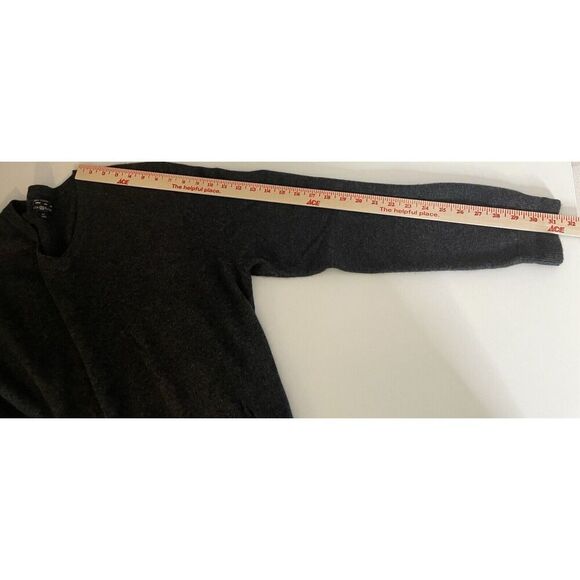 Club Room Mens XL 100% Cashmere V-Neck Sweater Pullover Gray - Picture 5 of 6